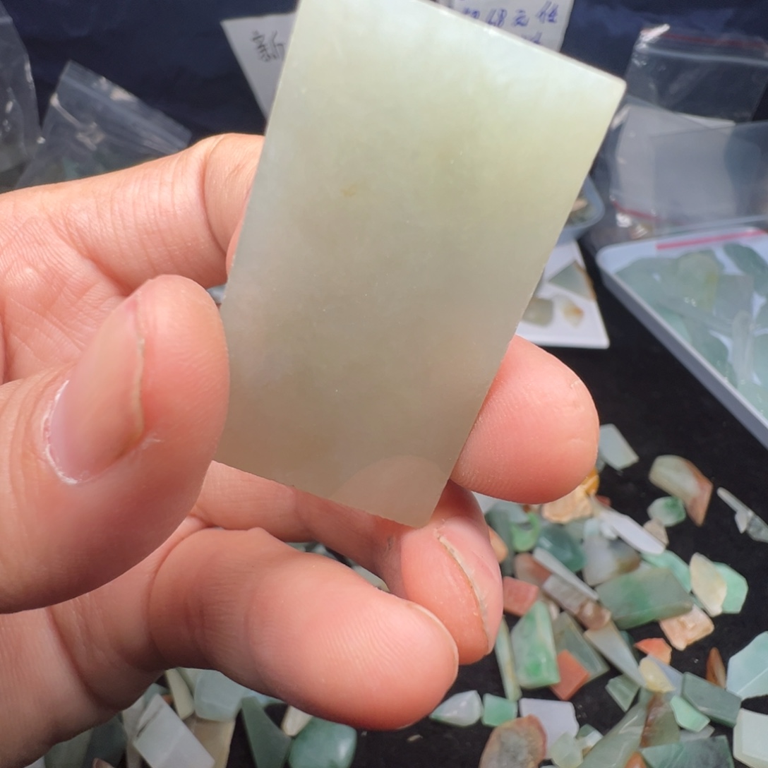 翡翠裸石缅甸翡翠A货牌料