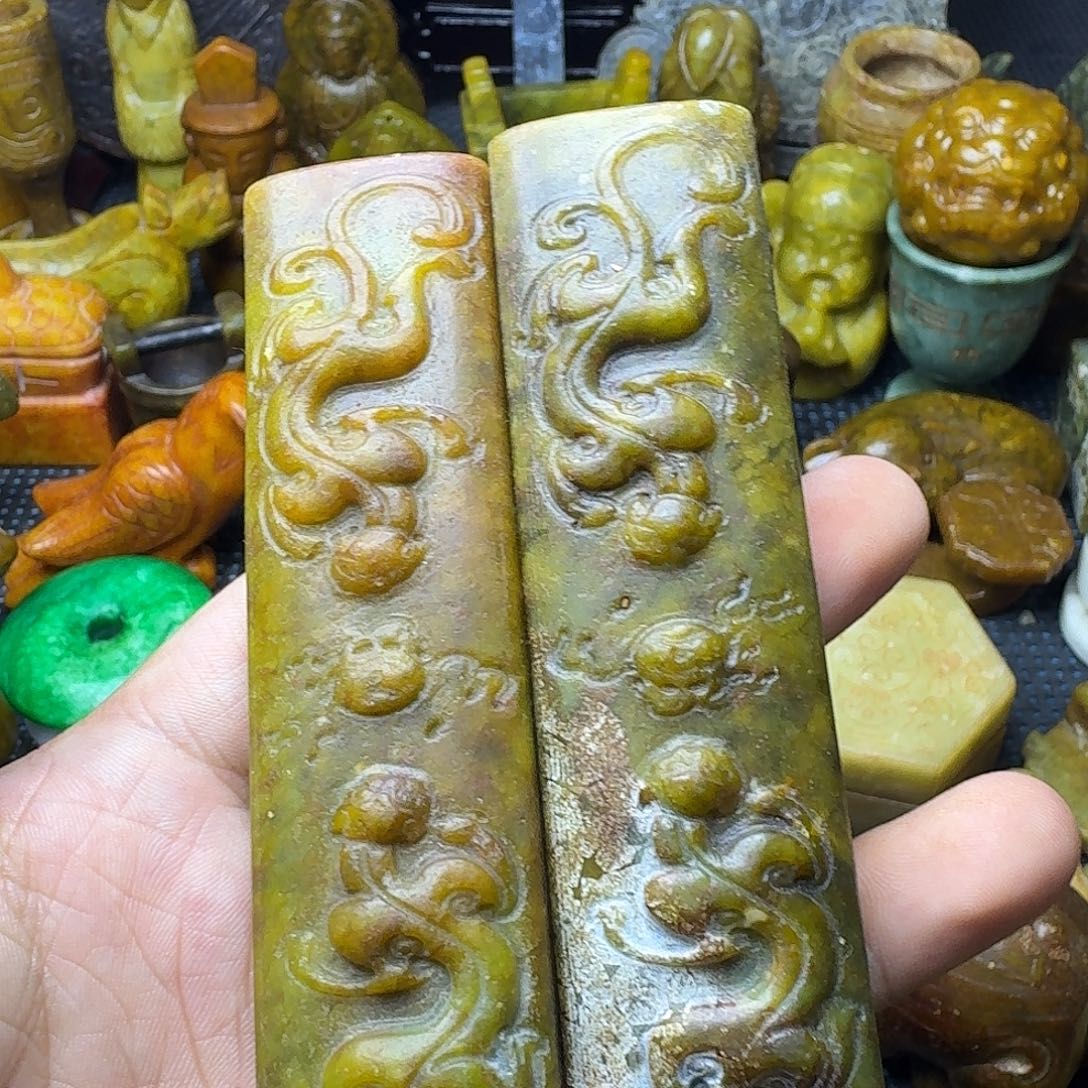 白玉菩提吊坠。。。
