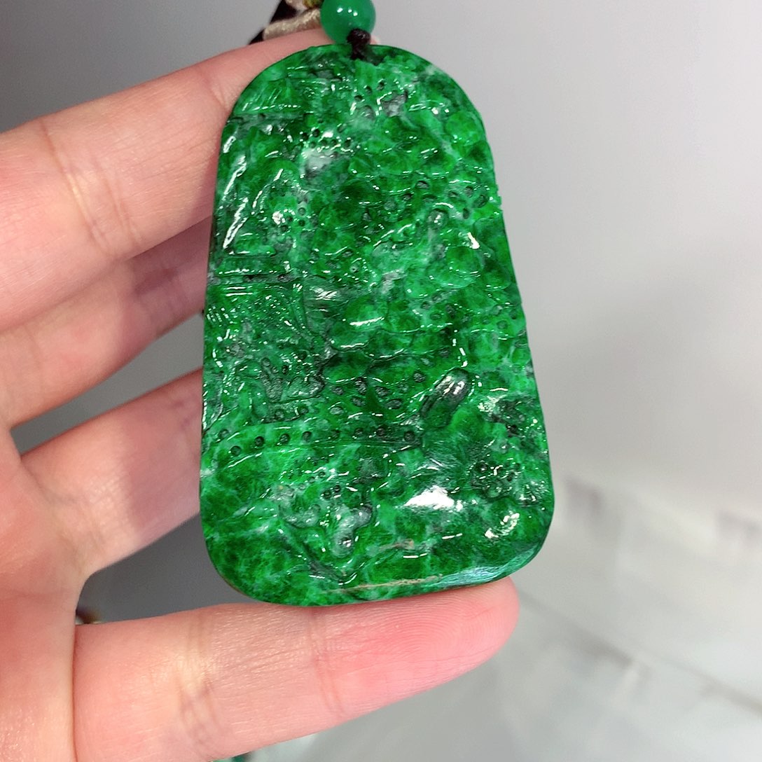 翡翠吊坠(不含链)未镶嵌人****见