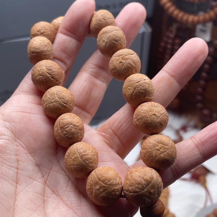 凤眼菩提手串龙眼单圈17尺16