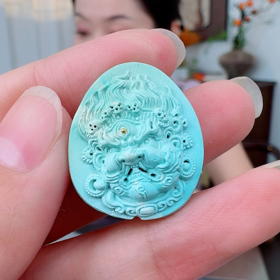 未镶嵌绿松石珠宝奇石