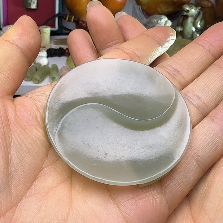 和田玉未镶嵌吊坠(不含链)