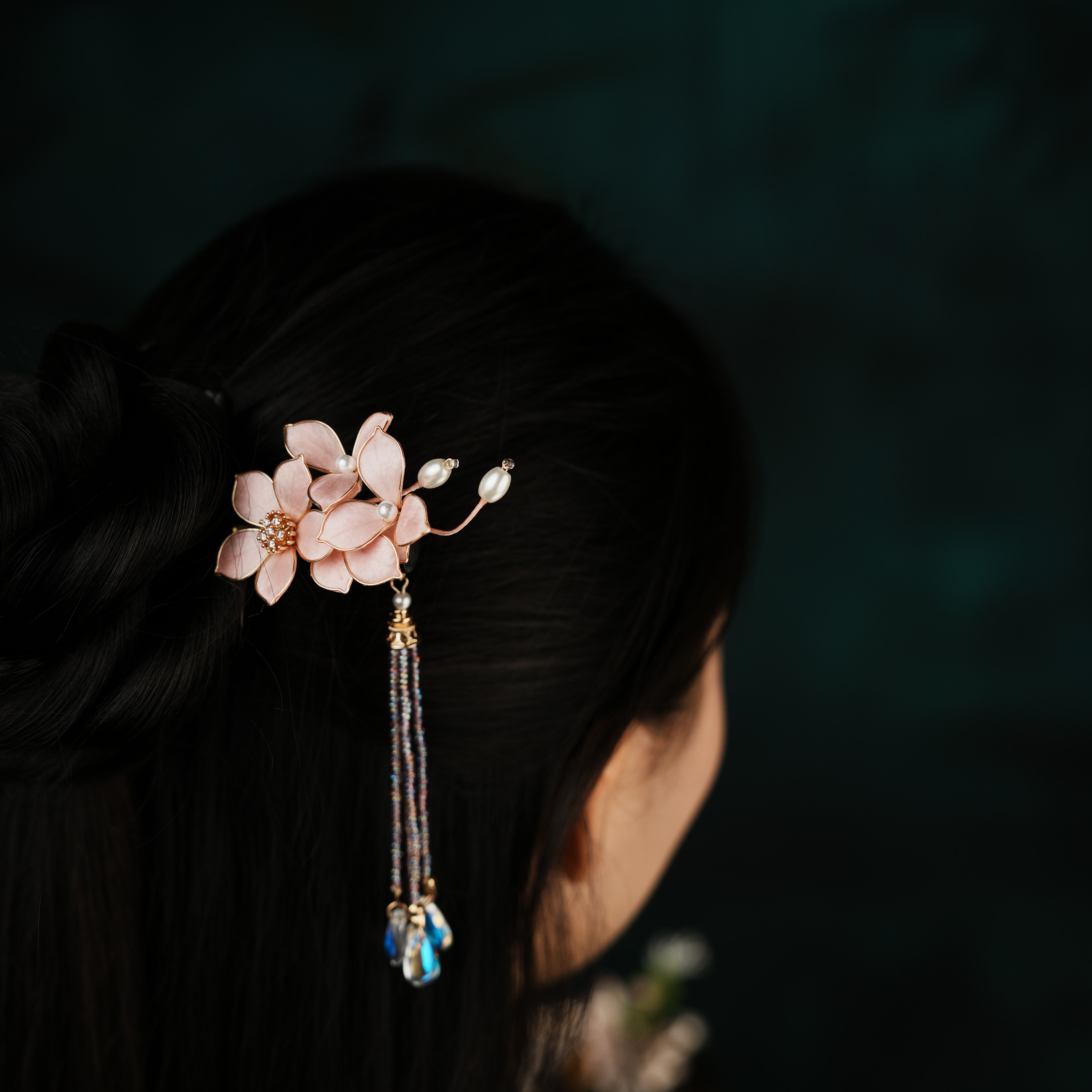 【流芳】绒簪阁/非遗手工绒花发簪 国风搭配送礼