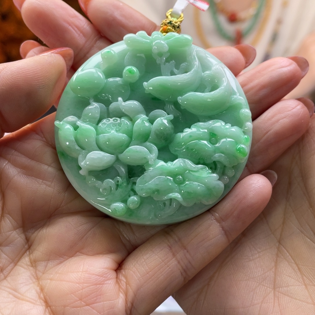 翡翠未镶嵌颈饰代编织