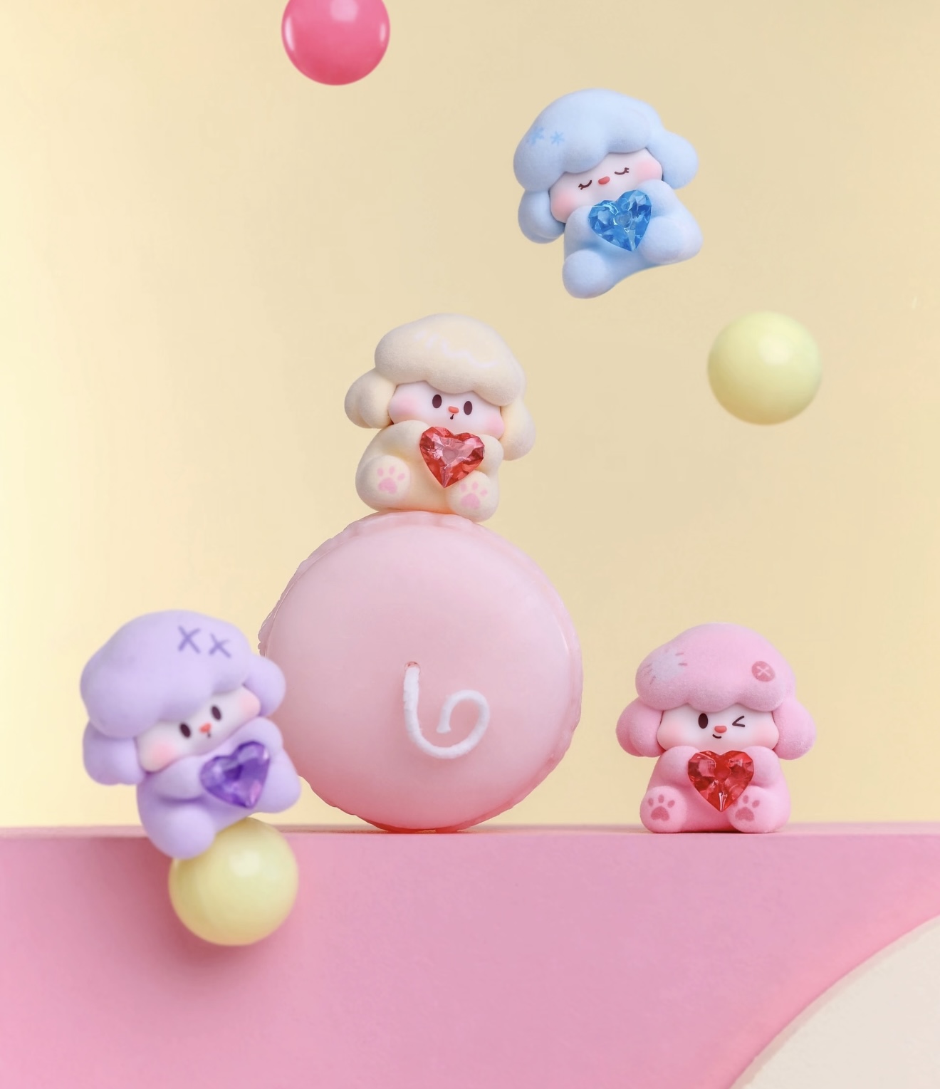 【拆盒】Buddy初代萌粒-小狗也心动系列潮玩萌粒小摆件