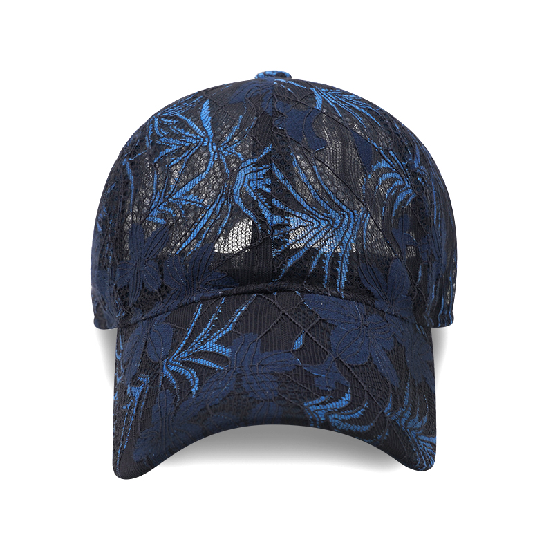 doodays夏季小碎花2代拼接蕾丝透气弯沿网帽百搭休闲2025新款