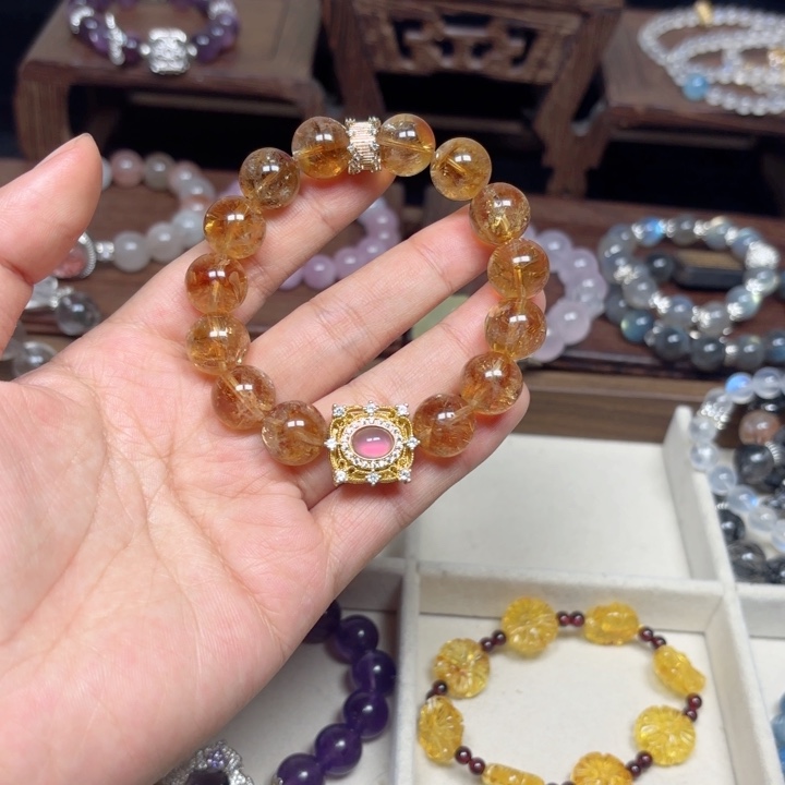 水晶手链未镶嵌金薇薇