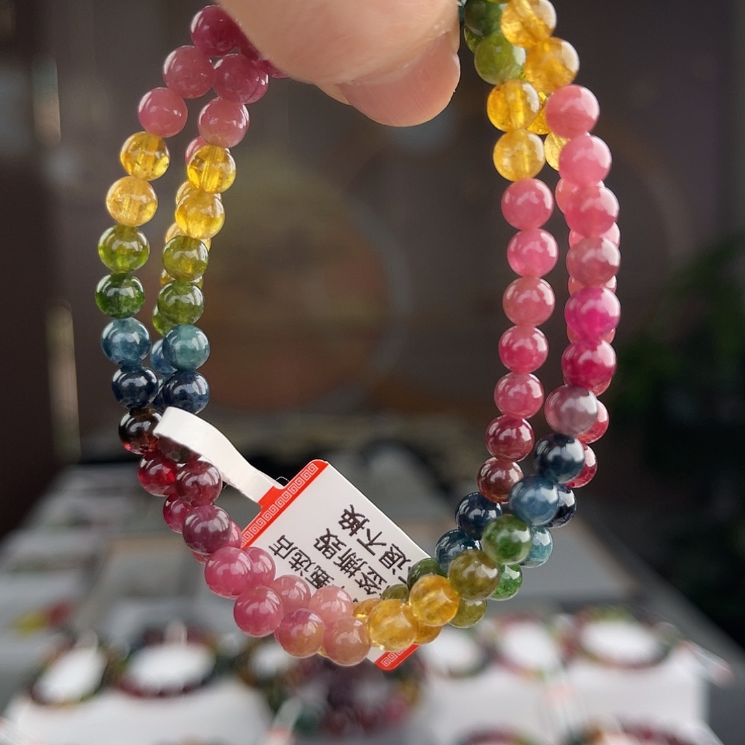 未镶嵌碧玺碧玺5mm