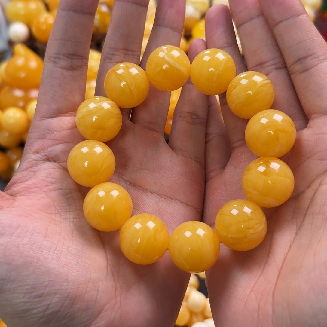 琥珀未镶嵌珠宝奇石20mm同料