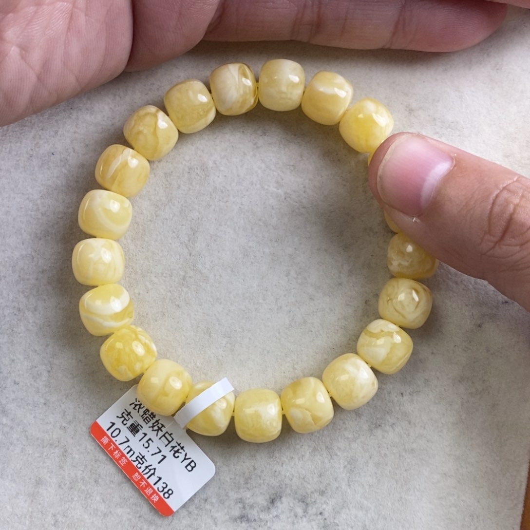 手链琥珀未镶嵌饭*?蜜蜡