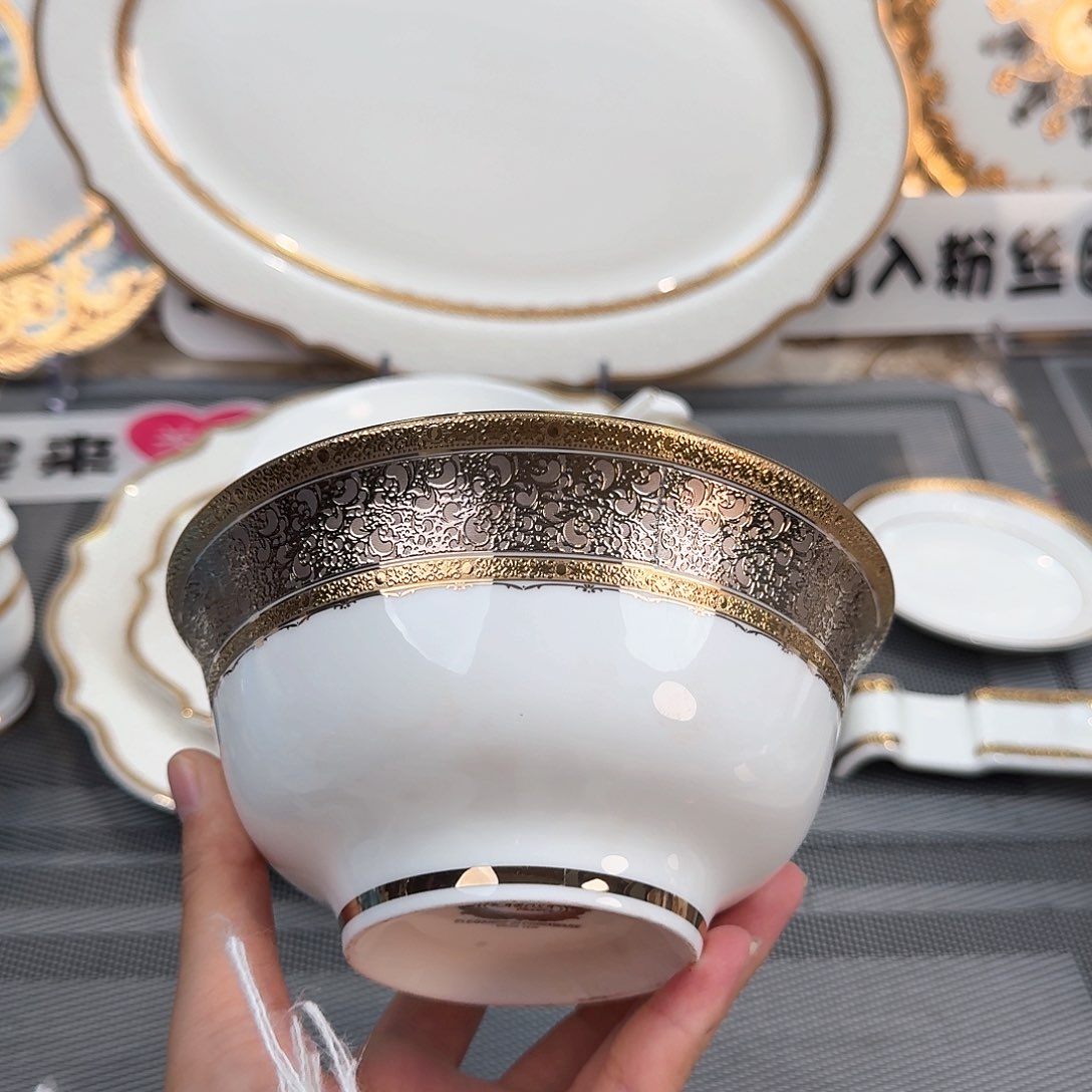 瓷片5.5英寸面碗福利价2个微瑕
