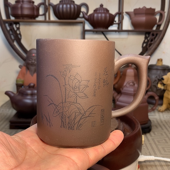 茶壶紫砂晴***?原矿紫砂杯