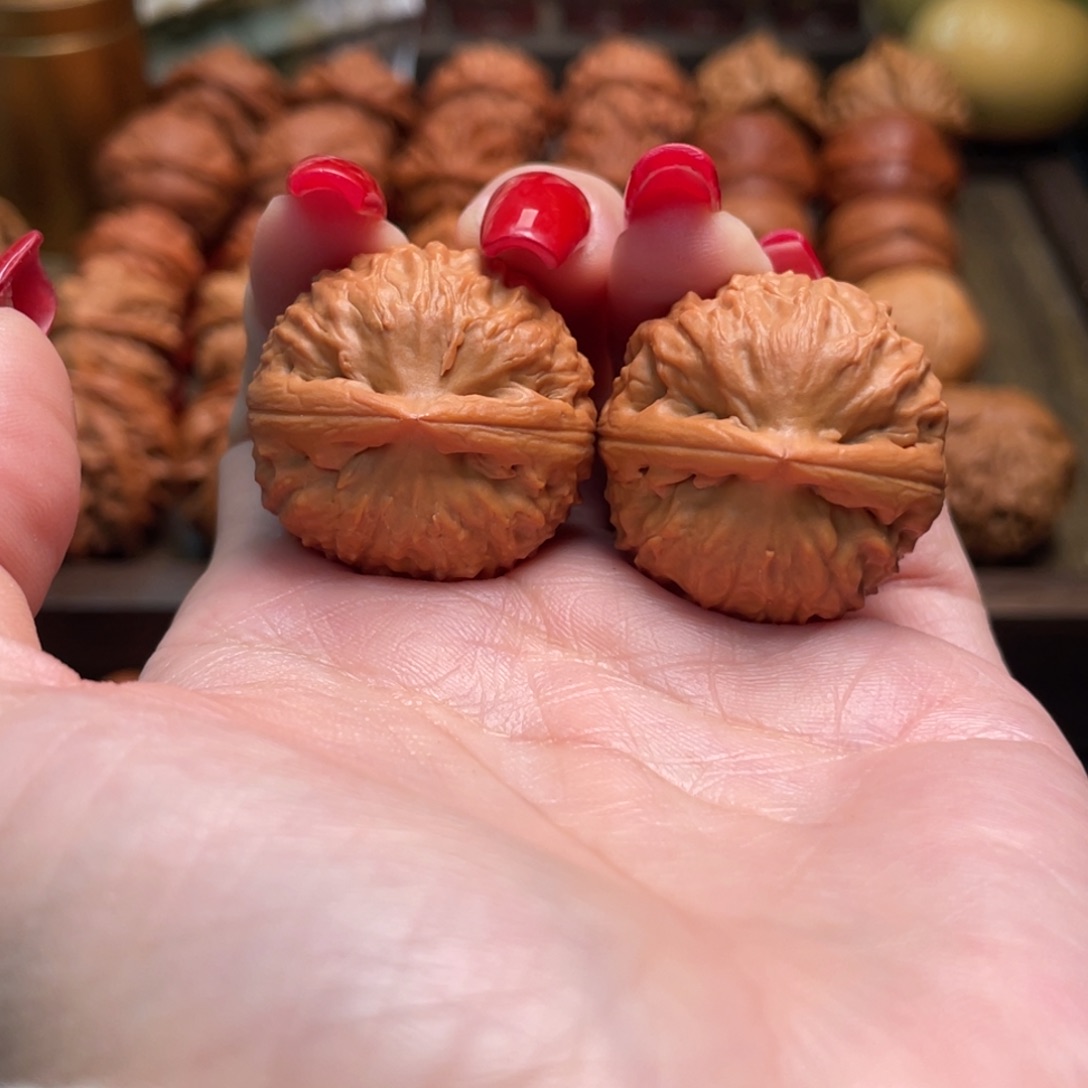 把件文玩核桃珊瑚纹