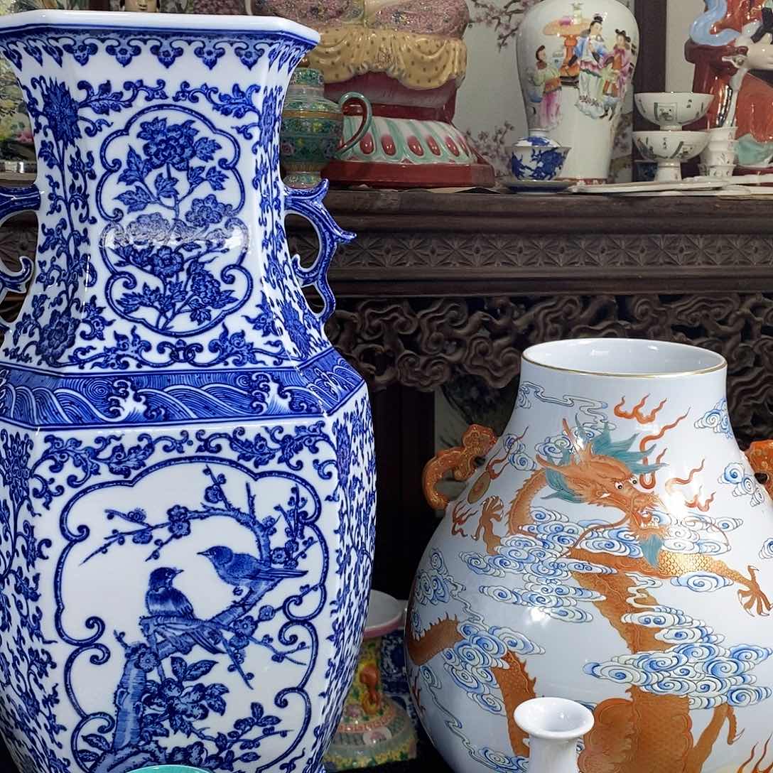 手工手绘陶瓷摆件工艺品