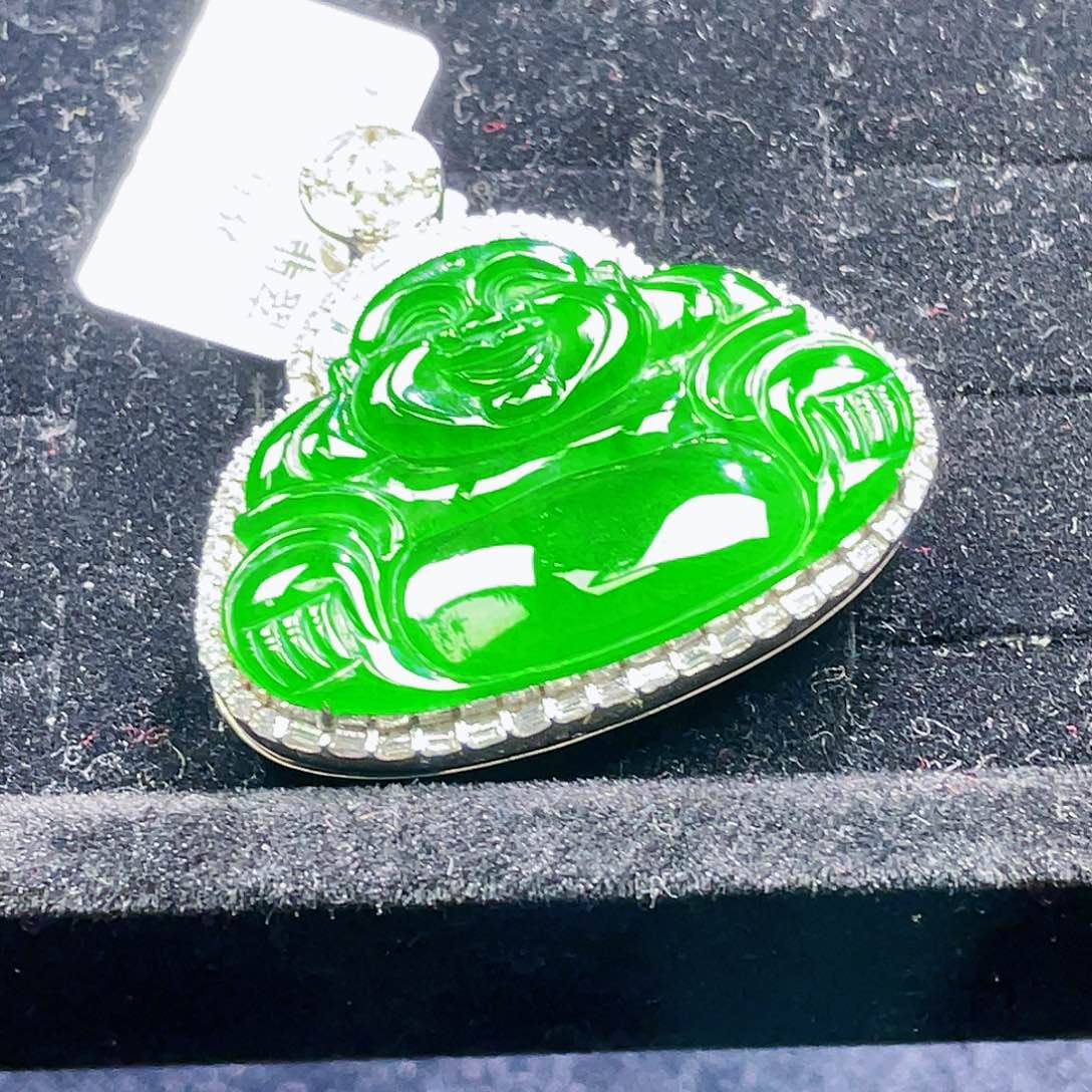 翡翠颈饰未镶嵌臻**口27，