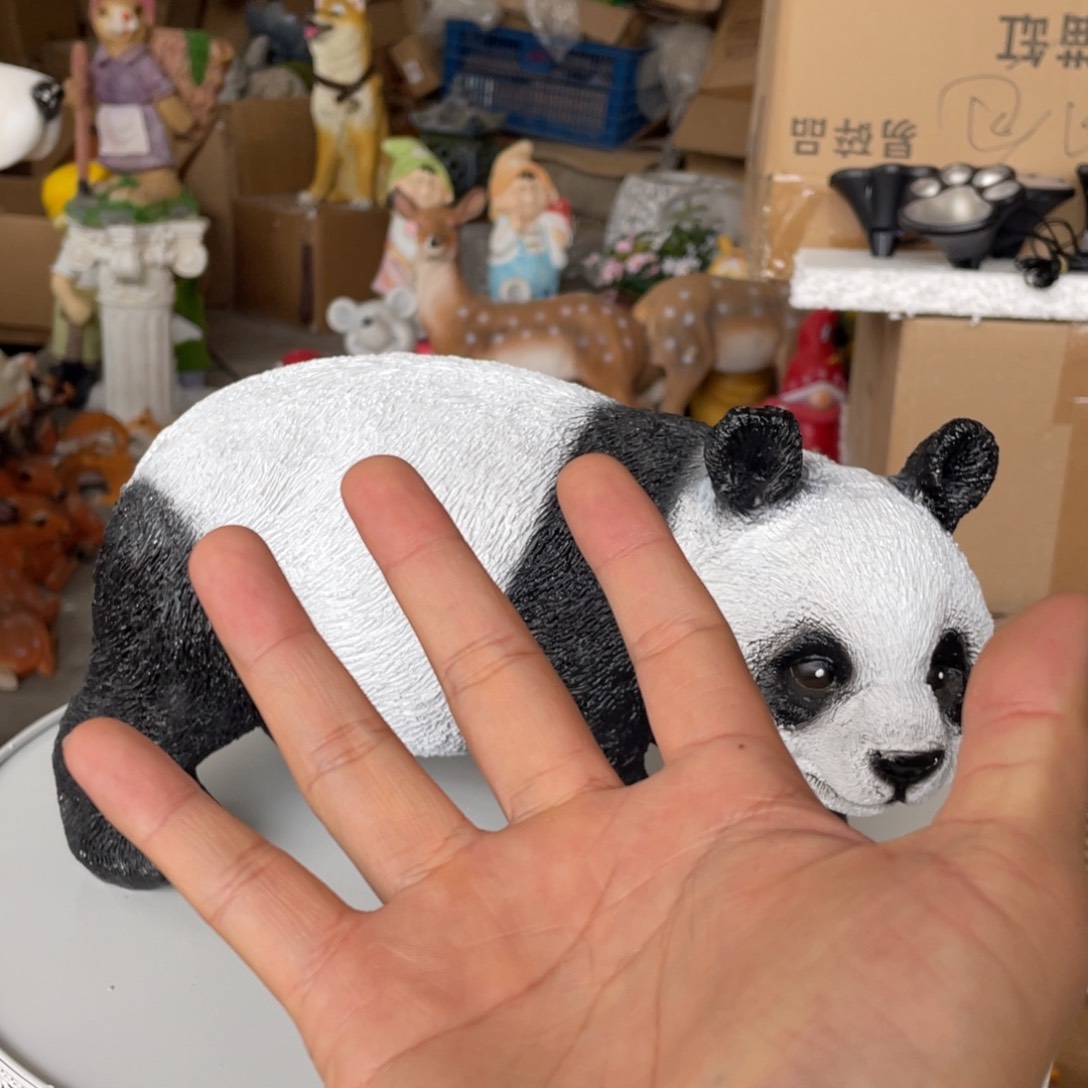 【闪购商品】树脂仿真大熊猫摆件