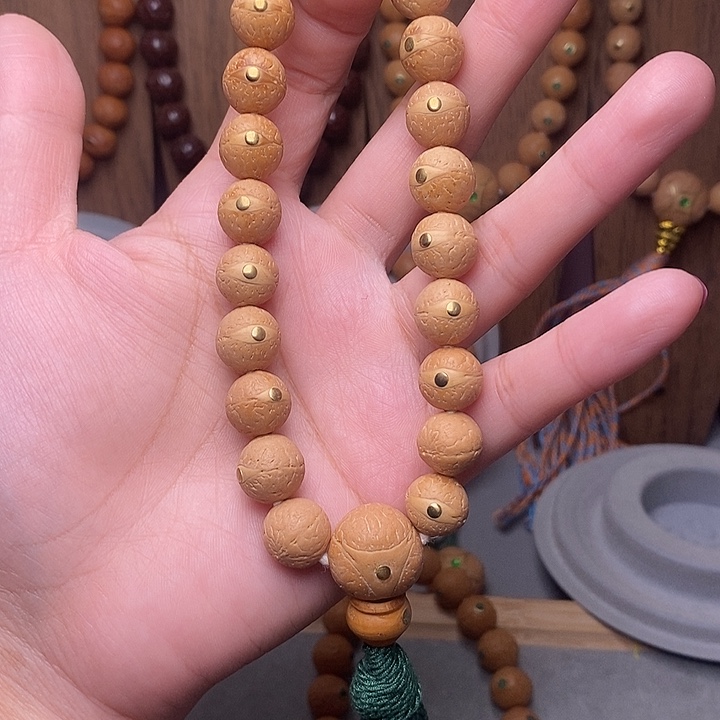 甩***手手串凤眼菩提11.5mm➕铜钉