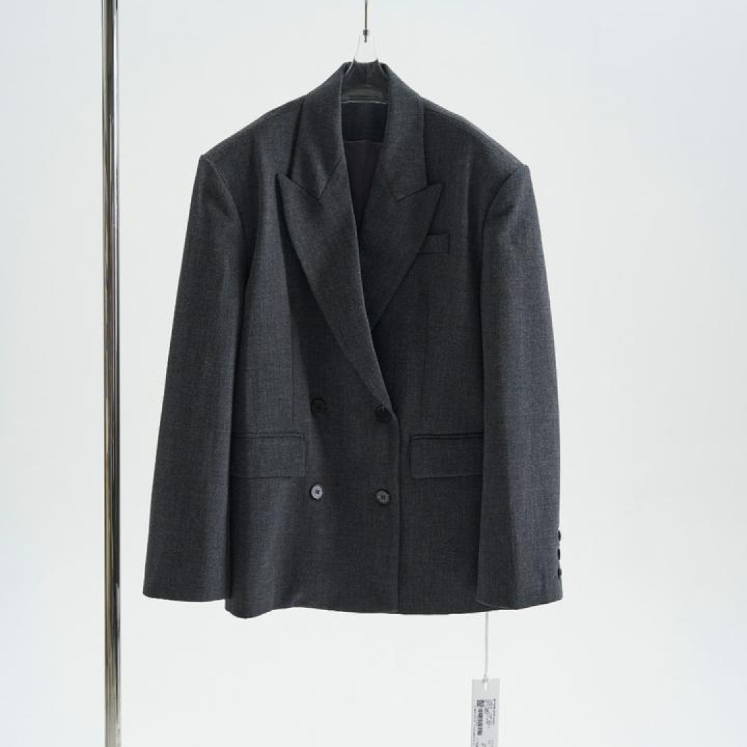 【千蔚】小众设计感原创秋季新款百搭长袖宽松大版西装外套5317318