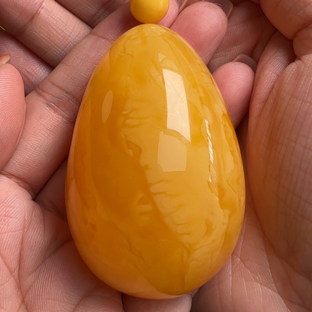 蜜蜡毛衣链未镶嵌无优化