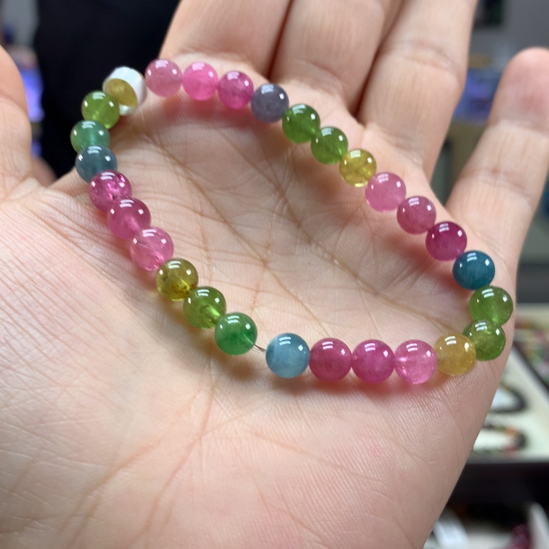手链未镶嵌碧玺6.3左右