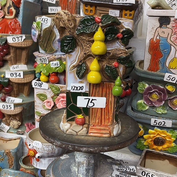 粗陶材质多肉花盆