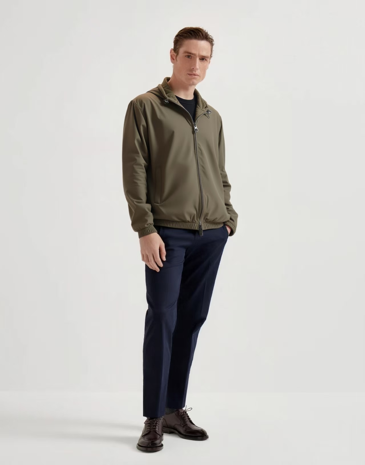 “27900版” Bomber Windmate® 男士双面飞行员连帽夹克 一等品
