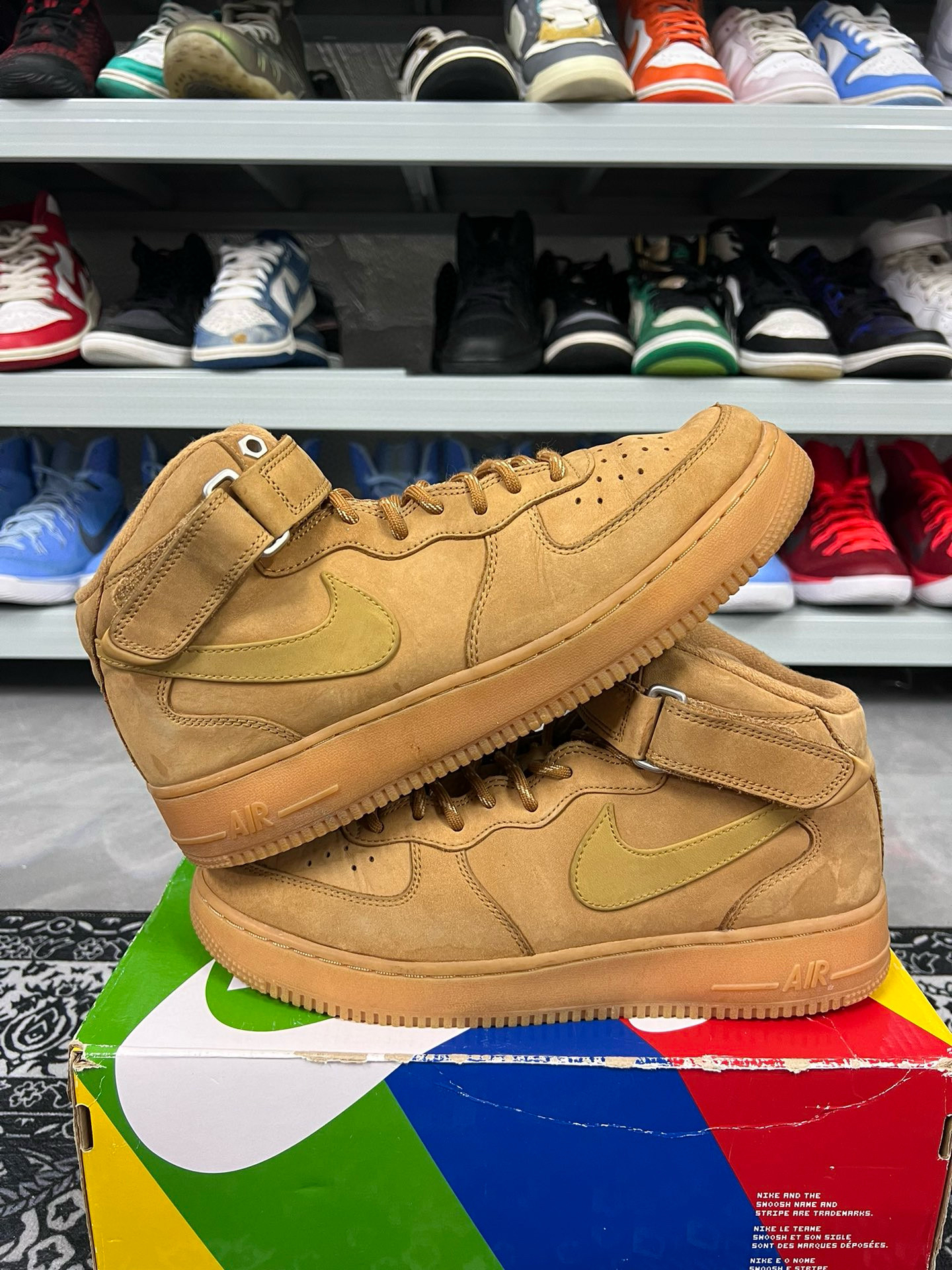 90新 maje 43码/af1小麦休闲鞋/二手正品