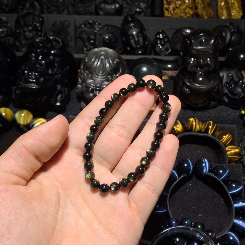 【闪购商品】未镶嵌黑曜岩珠宝奇石