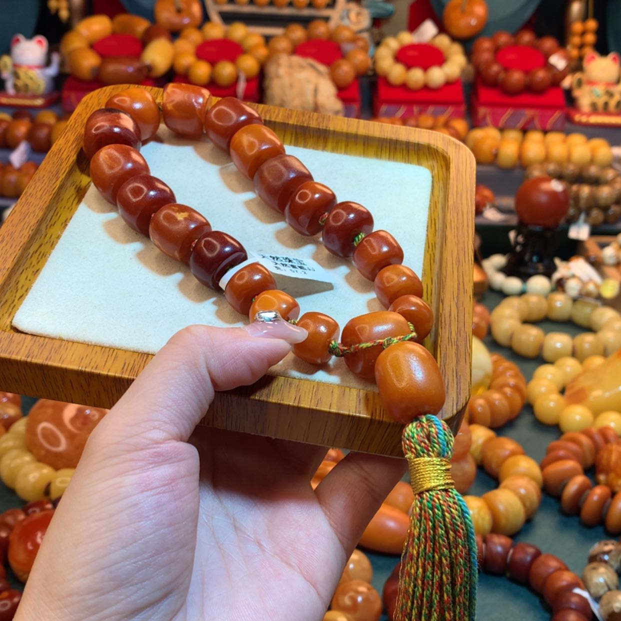 【闪购商品】蜜蜡手串未镶嵌富***人蜜蜡手串