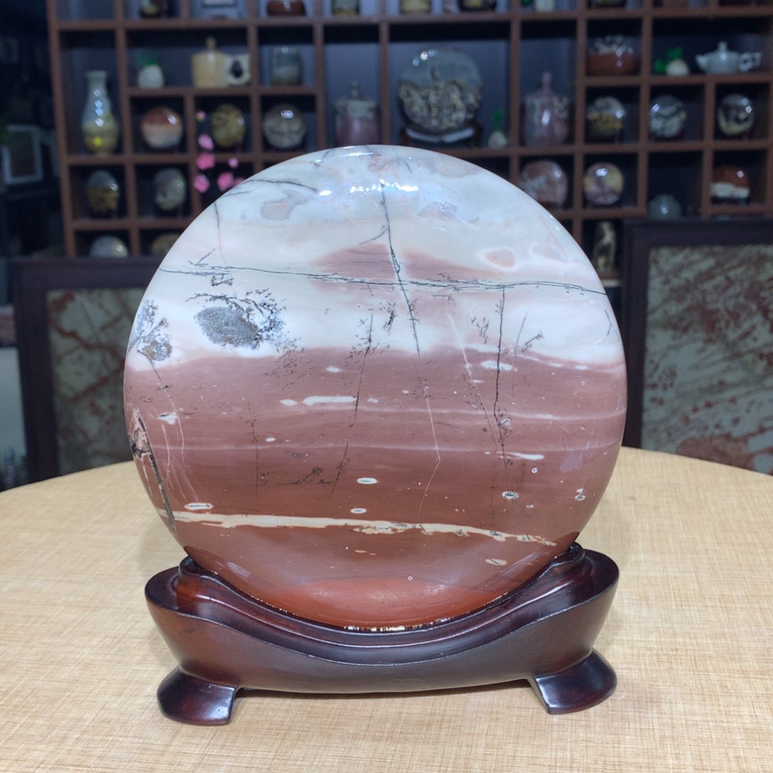 紫砂，广西国画石摆件，收藏观赏