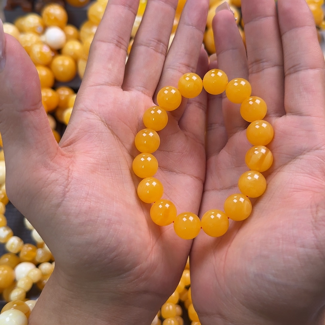 蜜蜡未镶嵌珠宝奇石同料13mm