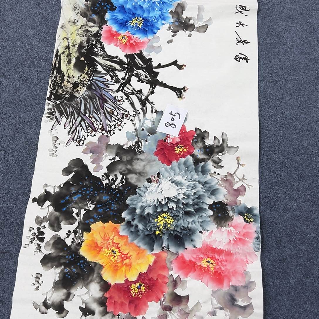 国画国画作品宣纸纯手绘