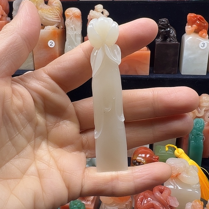 寿山石印石扶*寿山石手工雕刻