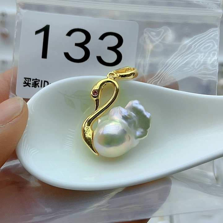 淡水珍珠颈饰银S925镶嵌