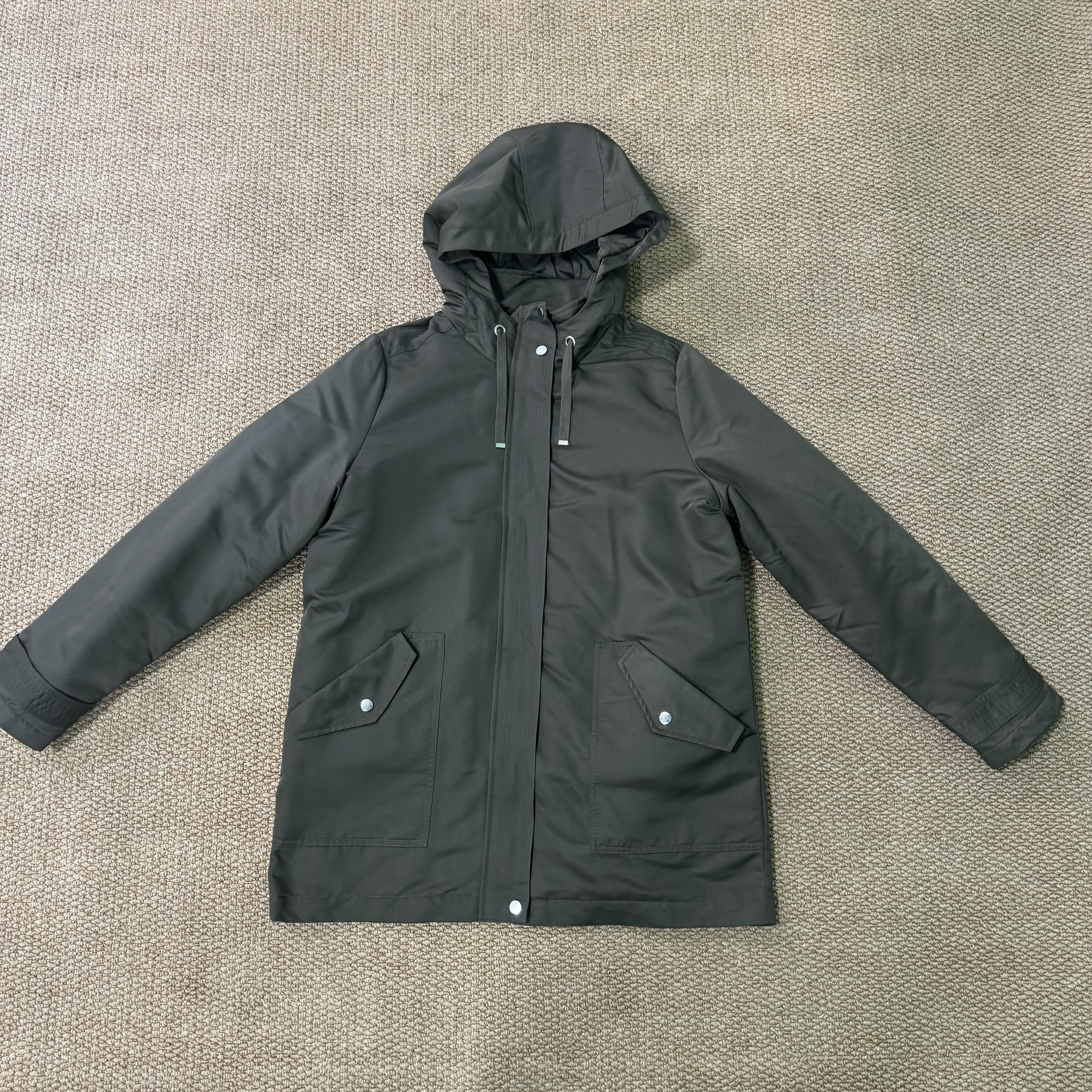 B/双层内胆简约连帽外套NO退换