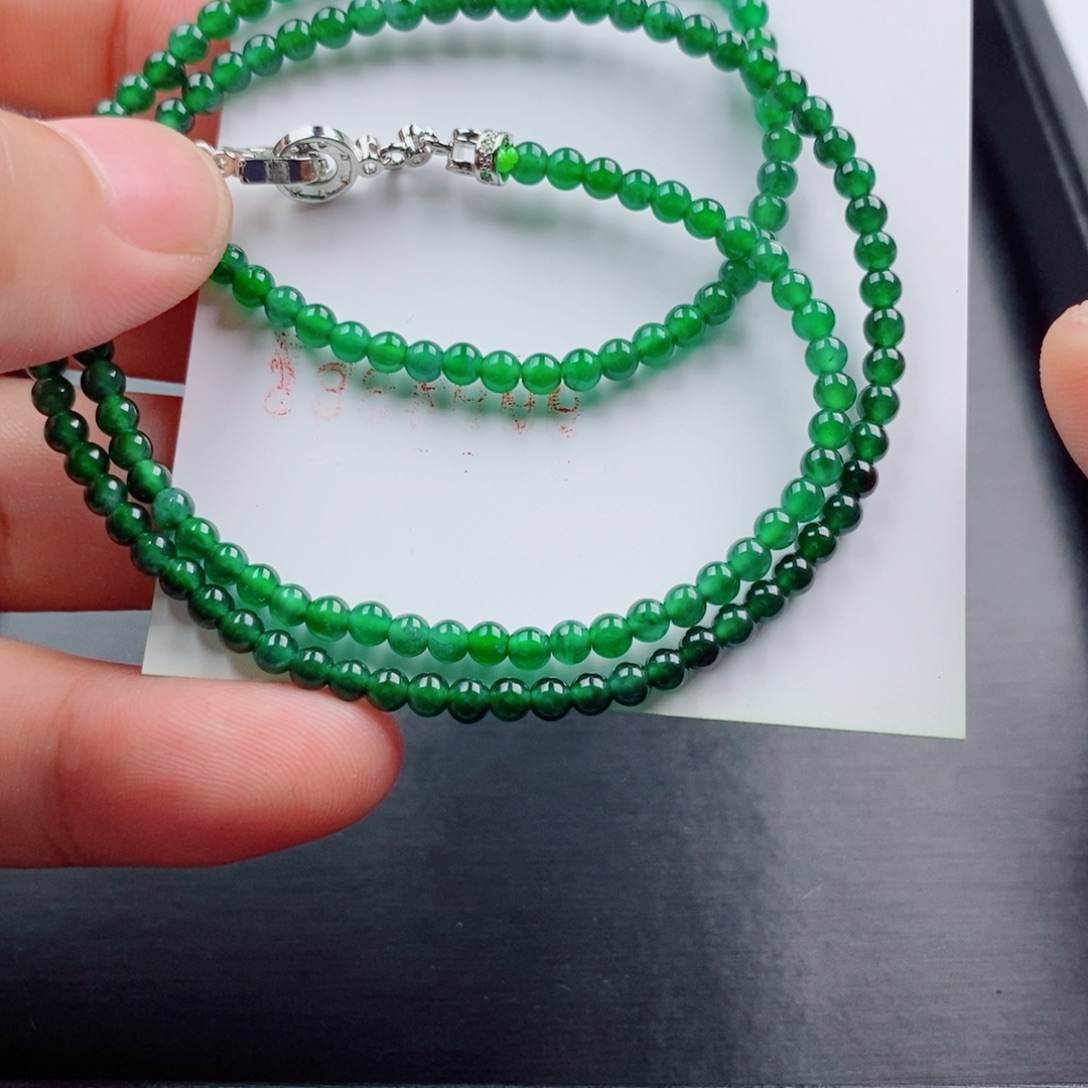 翡翠未镶嵌手链手串