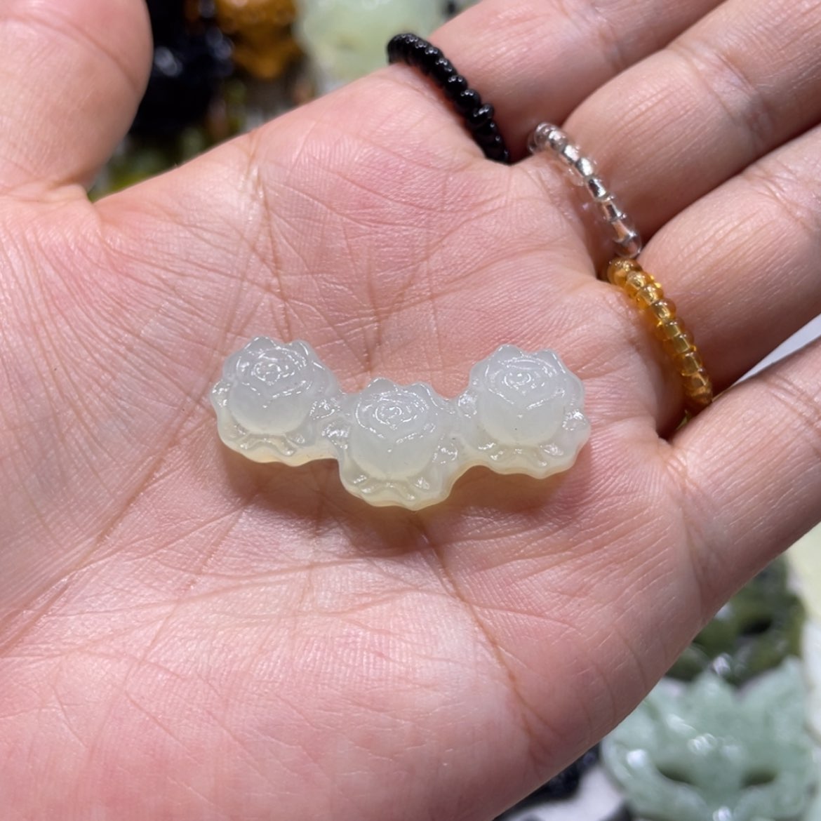 【闪购商品】岫玉颈饰未镶嵌28吊坠