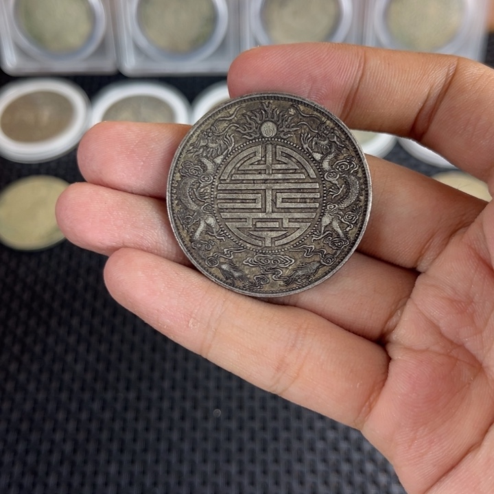 金属大头龙洋船洋工艺品