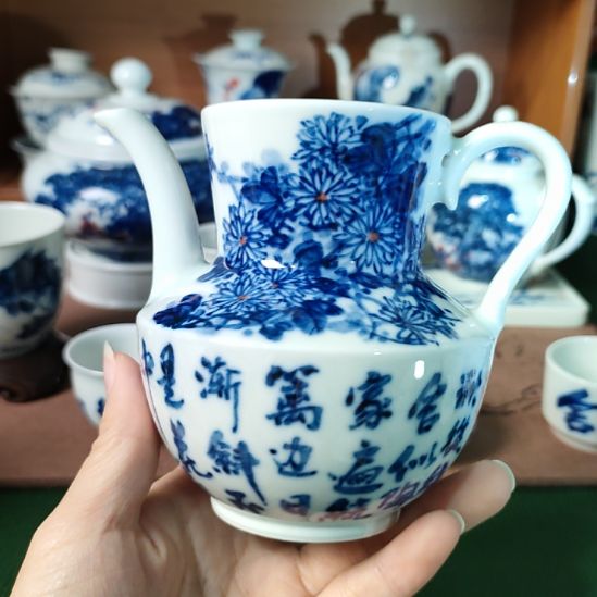 精***叟柴窑书法主人杯福利微瑕