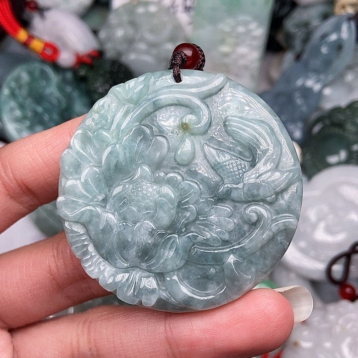 颈饰未镶嵌翡翠翡翠