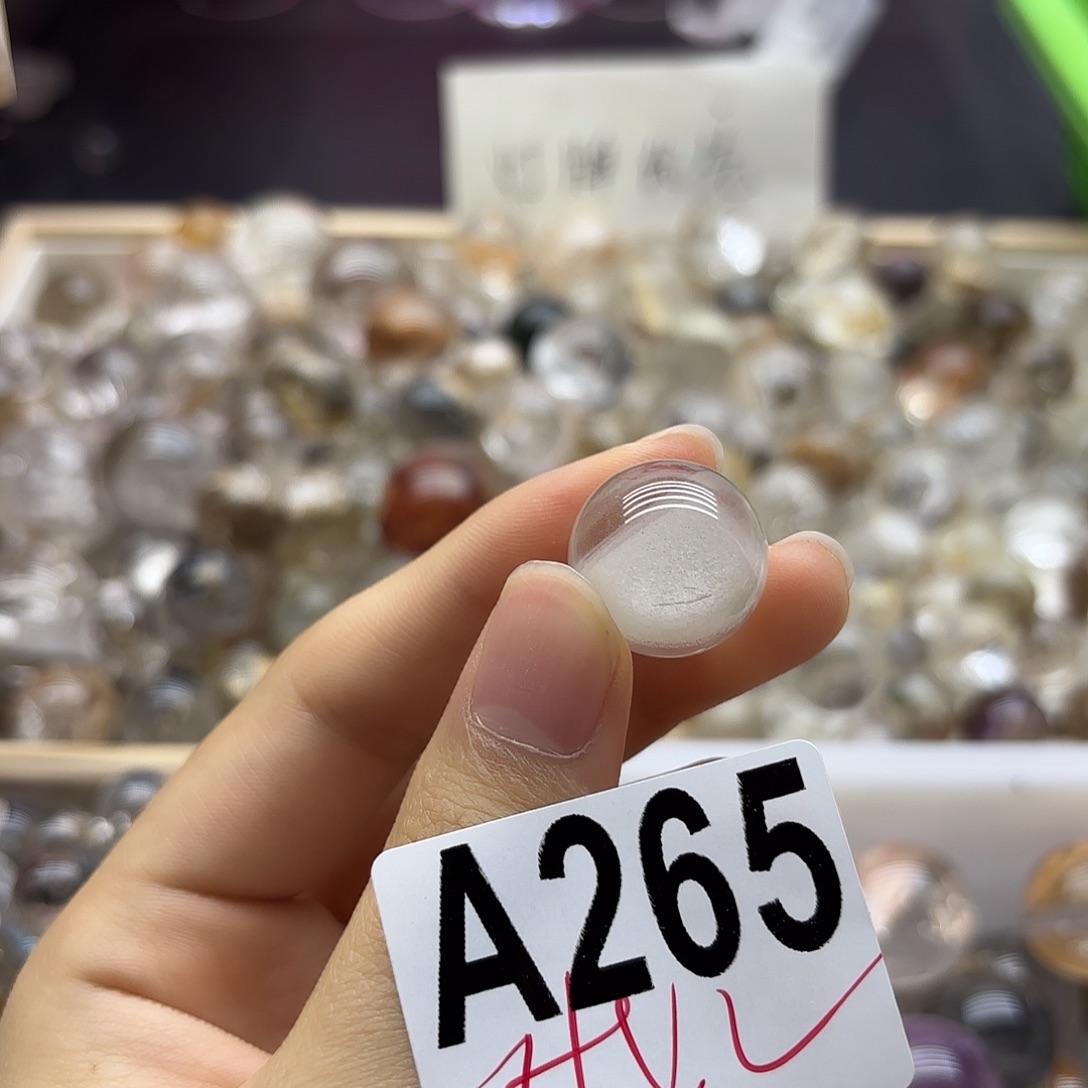 辣***王未镶嵌珠宝半成品水晶265