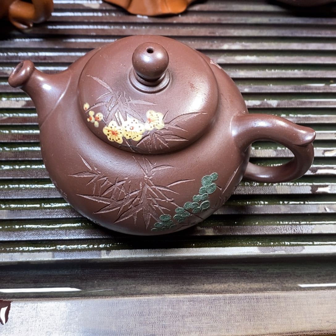 茶壶紫砂一**伴孤品处理价48