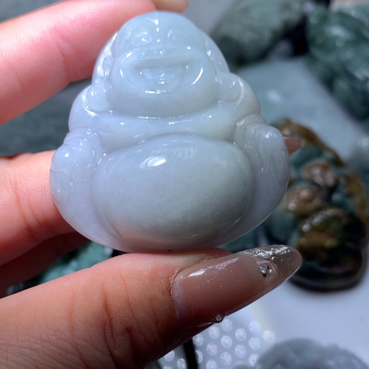 翡翠未镶嵌颈饰保真天然A货翡翠