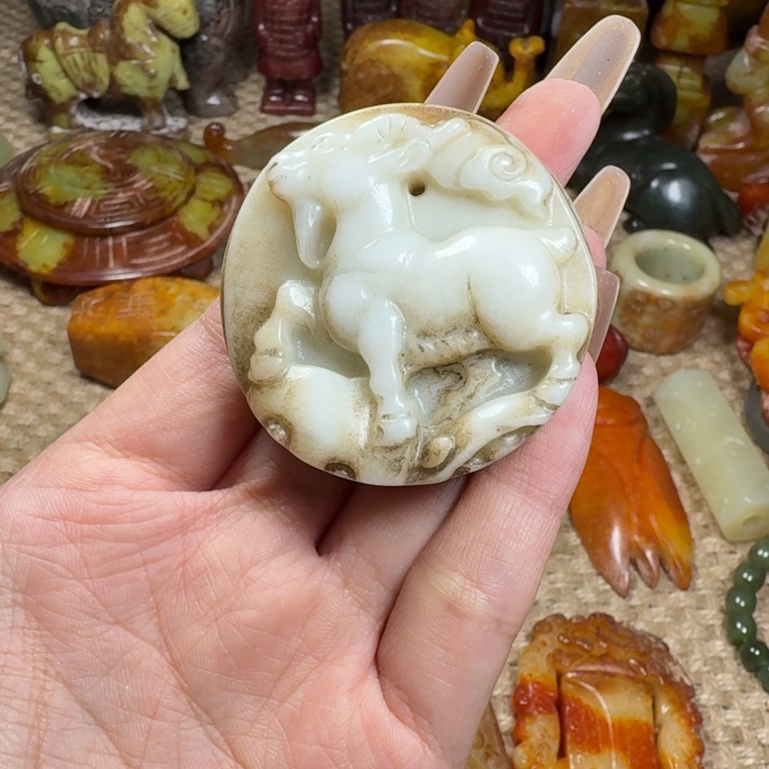 吊坠白玉菩提挂件