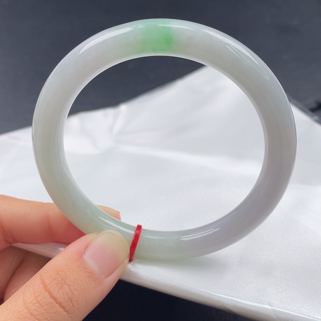 翡翠未镶嵌手镯（圆镯）5859圈