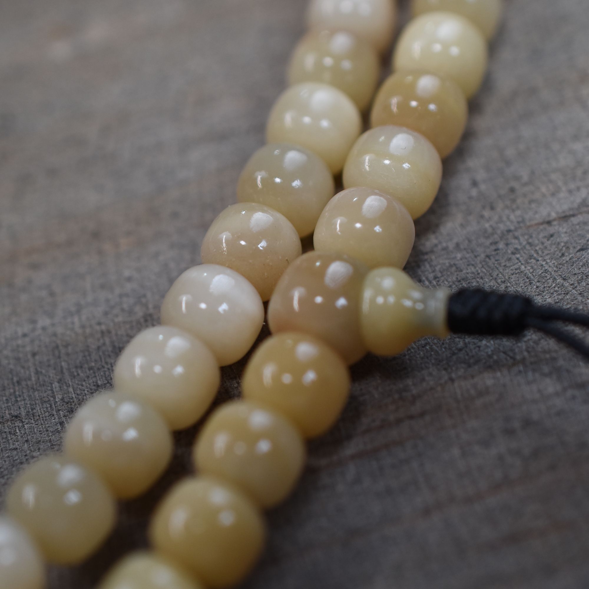 保真驼骨 保小腿骨 极润老黄料 脖挂108