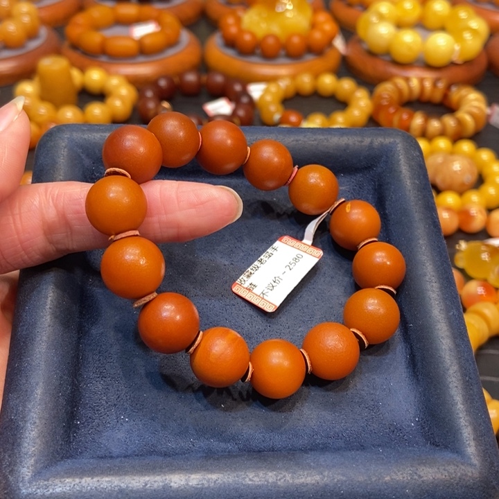 蜜蜡手链未镶嵌蜜蜡