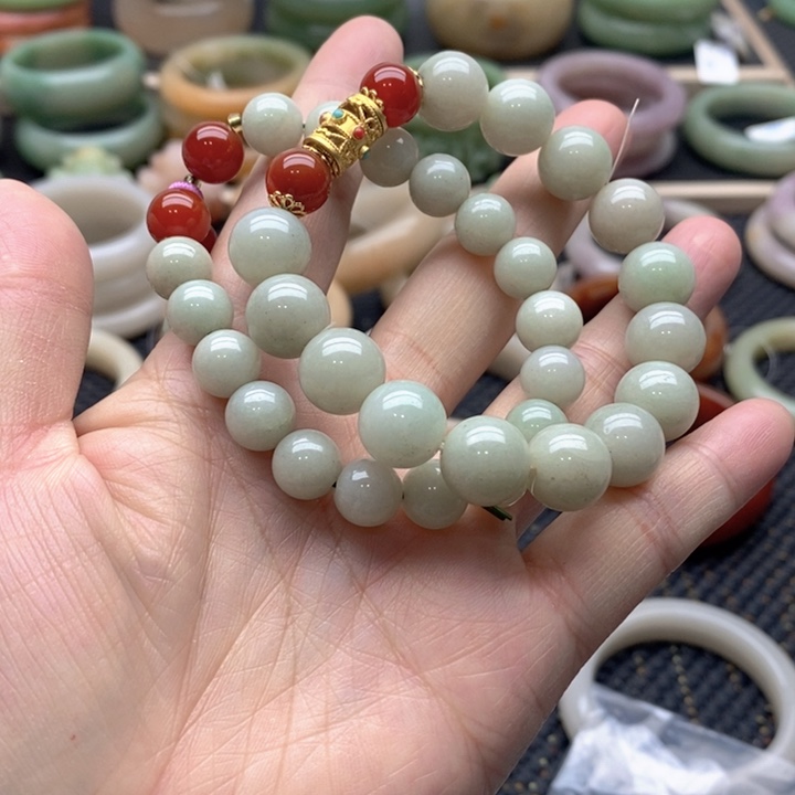 石英质玉未镶嵌手镯