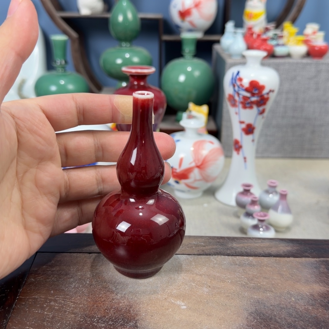 陶瓷手工小花器摆件