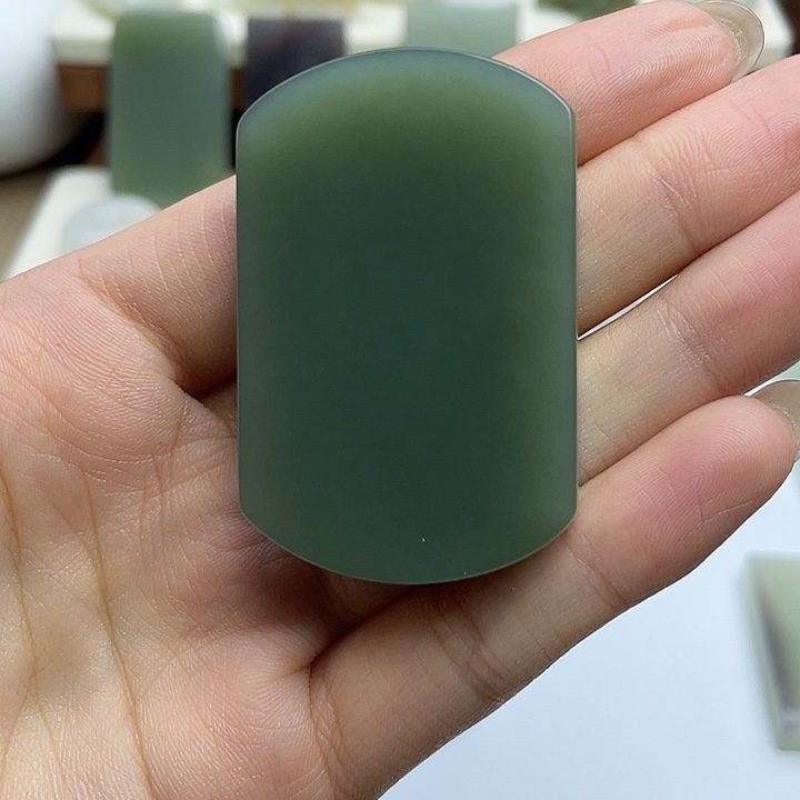 今***，和田玉未镶嵌挂件